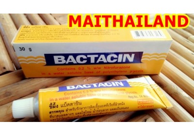 Wound Care Products BACTACIN Cream Treatment Wounds Burns Ulcers Bacterial Infections